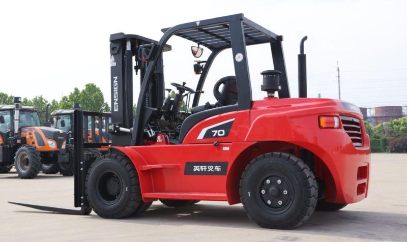 7 Ton Hydraulic Diesel Forklift with High Quality Engine