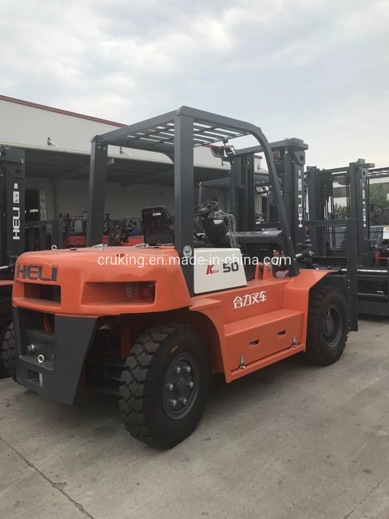 Heli 7500kg 7.5ton Diesel Forklift Cpcd75 with Japanese Engine