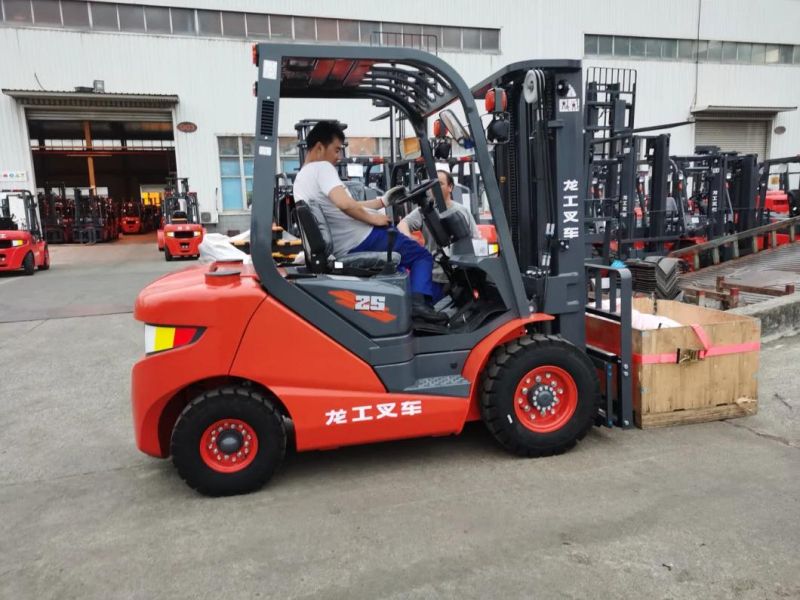 Lonking Manual Operation Forklift for Cargo Loading