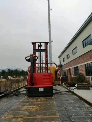 1.5 Tons 1500kg Onen Iron and Plastic Film Lift up Electric Pallet Stacker