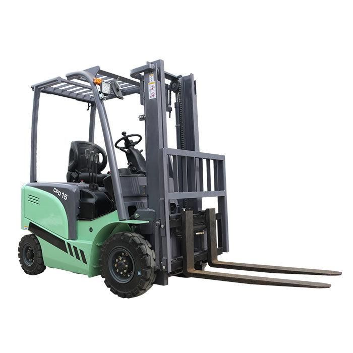 cheap price CPD15 1500kg electric forklift mini 1.5ton forklift truck for sale