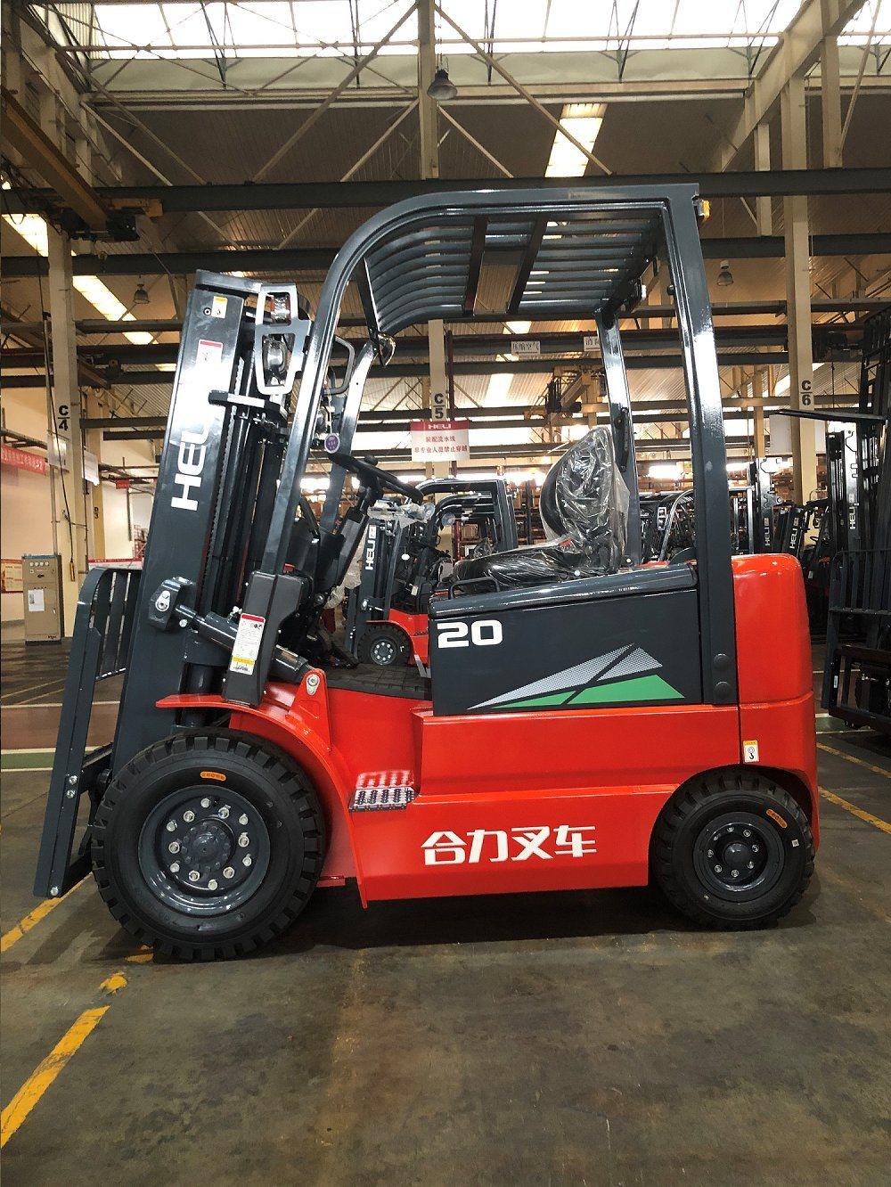 Heli 2 Tons Electric Forklift Cpd20 with Attachments