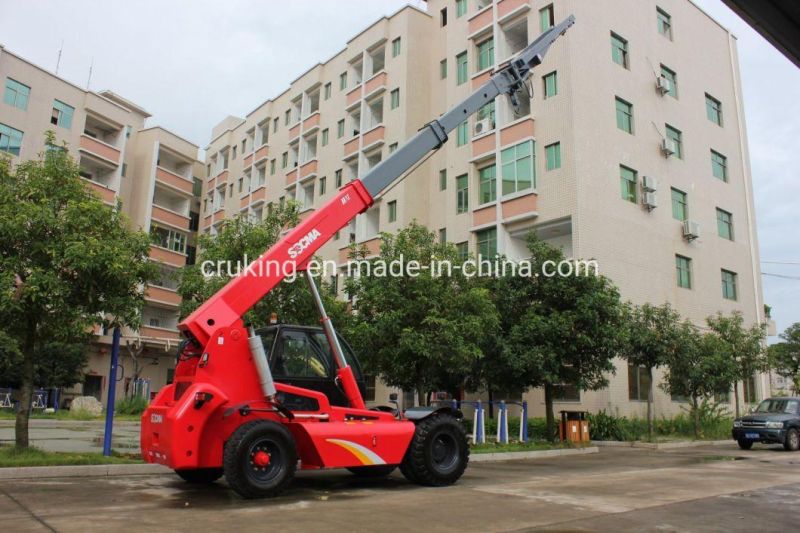 3ton 4WD Telehandler Socma Telescopic Forklift Hnt30