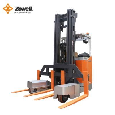 Zowell Full-Directional Electric Fork Lift 2500kg Reach Truck Forklift Rsew125
