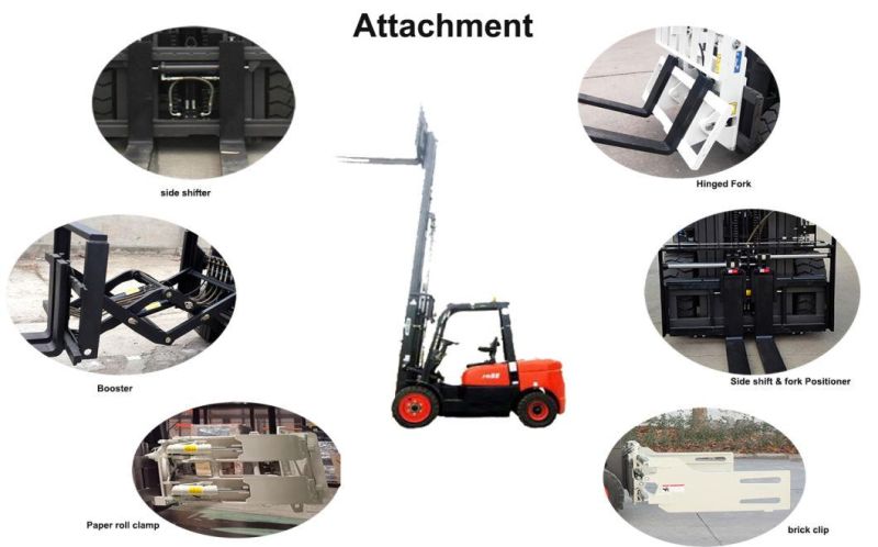 6ton Diesel Lifter Reach Truck Material Handling Equipment for Sale