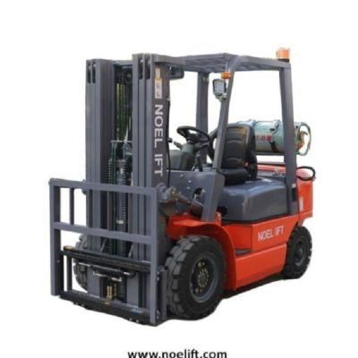 2.5t 6m Propane IC Counterbalance Forklift with Japan Nissan Engine Propane Tank
