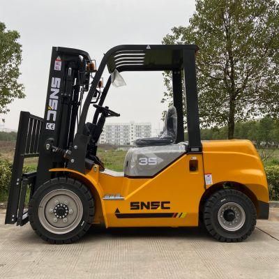 China Fork-Lift Manufacture Snsc Diesel 3.5ton Forklift