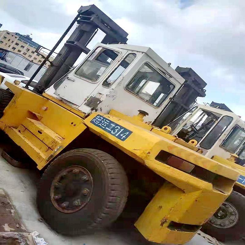 Chinese 14000kgs 14ton Used Diesel Forklift Sale Shanghai China