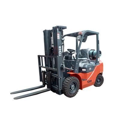 New Optional Engine China Factory Chinese Supplier Gasooline LPG Forklift in Stock