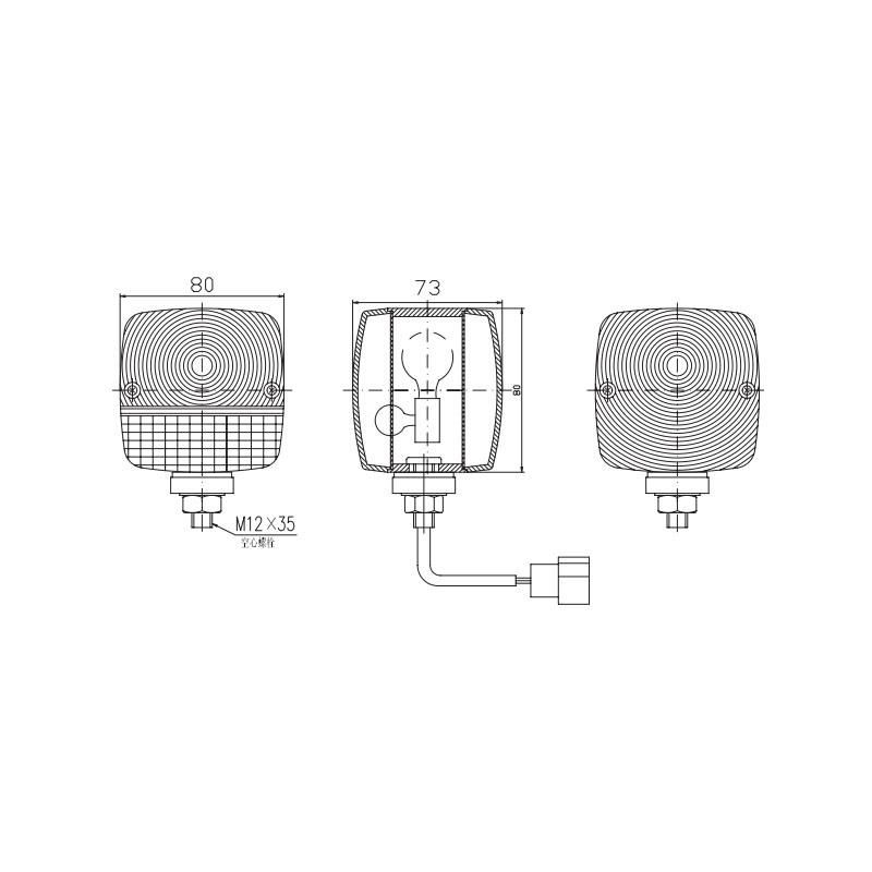 Forklift Parts Forklift Lamp Bfp18035