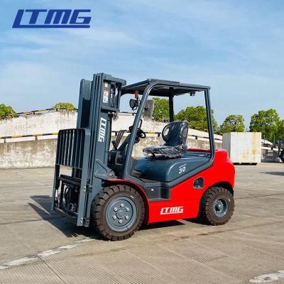 Diesel Forklift Truck 3 Ton 3.5 Ton 4 Ton Hydraulic Manual Forklift with Side Shift /Solid Tyres