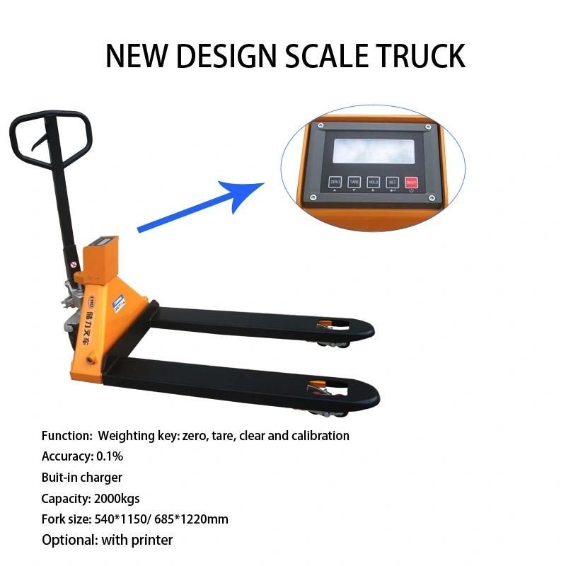 Hand Pallet Truck with Weighing Scale From Ningbo Cholift