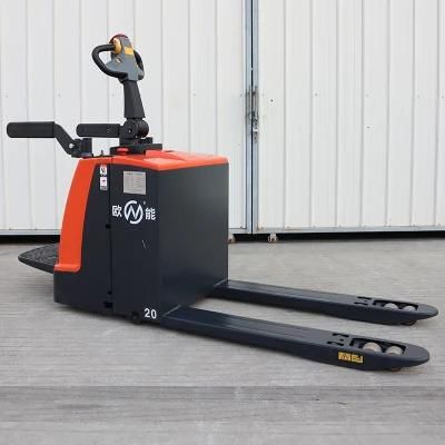 2-5 Ton Electric Pallet Stacker Orange Color with SGS Ceterfication