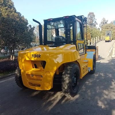 Solid Tires, Side Shift, Three Stage Mast, etc Electric Truck Forklift Diesel