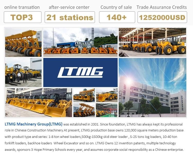 Ltmg 3ton 3.5ton 4ton 5ton Rough Terrain Forklift for Sale in Saudi Arabia