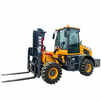 3 Ton 3.5 Ton Compact 4WD Rough Terrain Forklift Truck