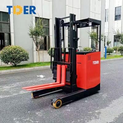 Electric Tder Double Reach Forklift in Stock with High Quality