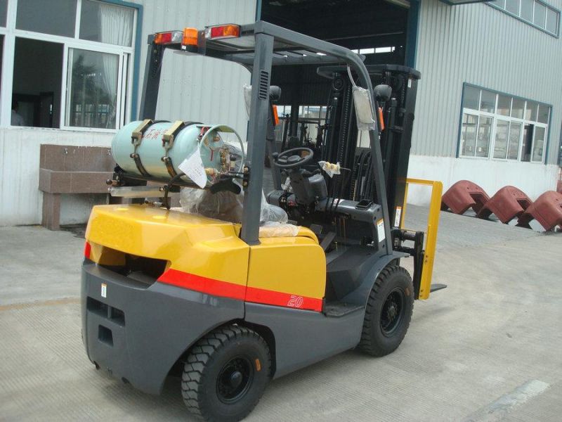 4 Ton Double Fuel LPG Forklift with Attachments