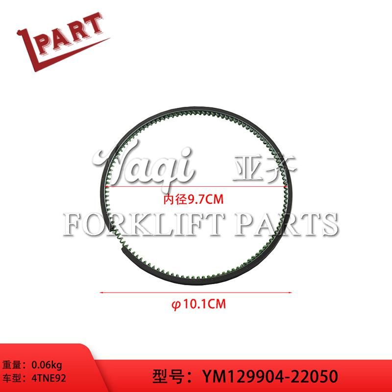 Forklift Spare Parts 4tne92 Piston Ring Ym129904-22050