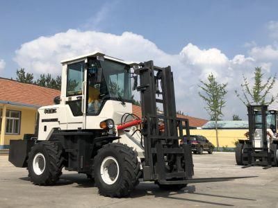 Good Service Huaya 2022 China 4X4 4 off Road Factory Price Forklift FT4*4A