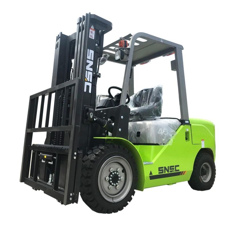 Snsc Montacargas Diesel Gas GLP 3t 4t Grua Horquilla Forklift Rotating Roll Clamp