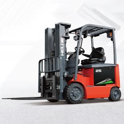 Anhui Heli Forklift 2t 2.5t 3t 3.2t Electric Battery Forklift Truck Price
