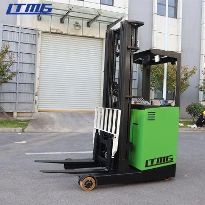 New China Multi Directional Truck 1.5t Electric Stacker Stand up Reach Forklift