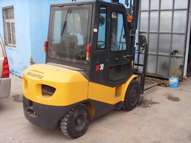 Shantui 5 Ton Mini Diesel Forklift Sf50 with Imported Engine and Side Shift