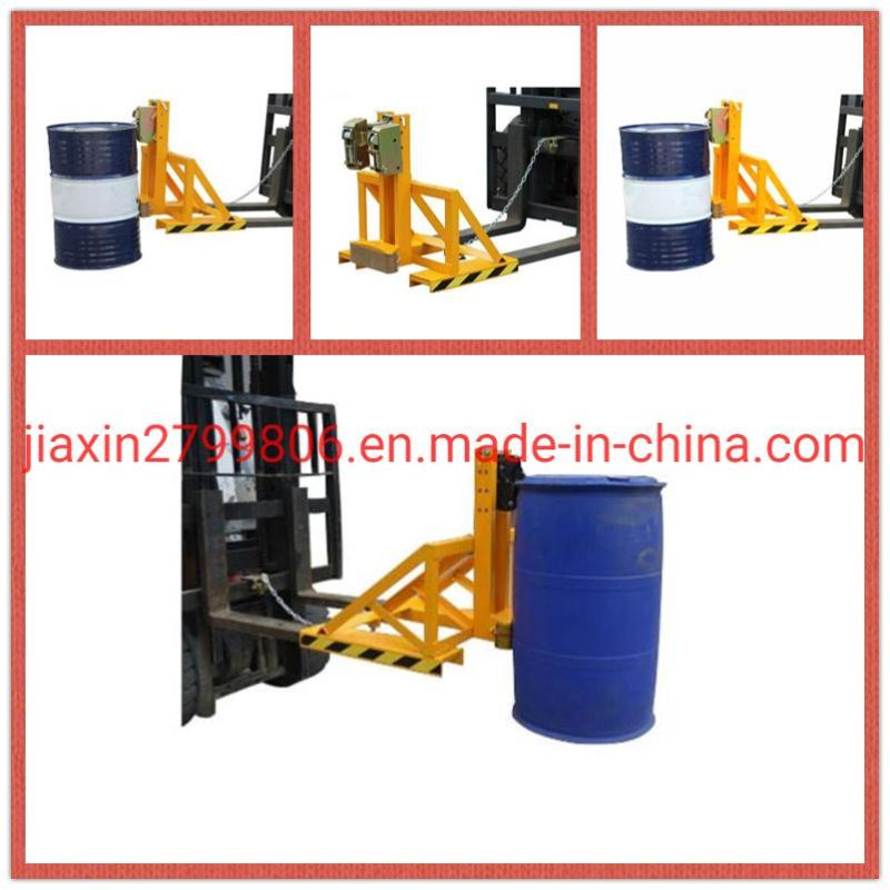 Forklift Attachment Drum Grab 500kg Single Grip Drum Truck for Forklift