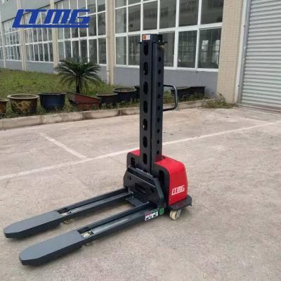 12V/45ah New Ltmg China Pallet Walkie Forklift Semi Electric Stacker with Good Price