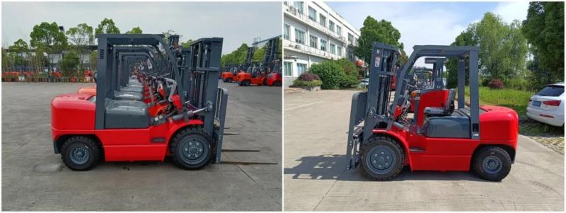 CE Approved Diesel Forklift Truck 3000kg OEM Digital Panel Forklifts Fork Lift Holder