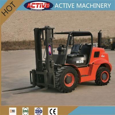 ACTIVE Brand AL30 3ton 4-Wheel Drive Rough Terrain Forklift for Sale