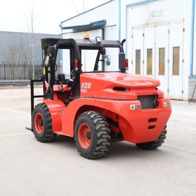 Mammut 3 Ton High Quality 4WD 3mast 4.5m Terrain Rough All off -Road Diesel Forklift in Europe