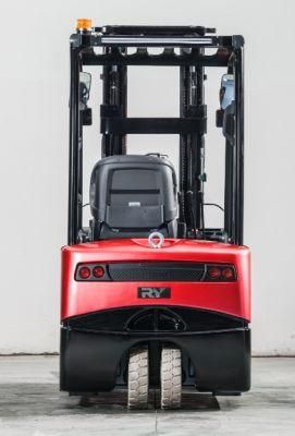 3-Wheel Electric Forklift 1.6 Tons with Germany Hawker Battery