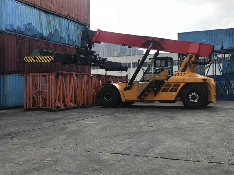 High Productivity Reach Stacker Srsc4535h 45 Tons Cargo Crane Truck Port Machinery High Load Moment