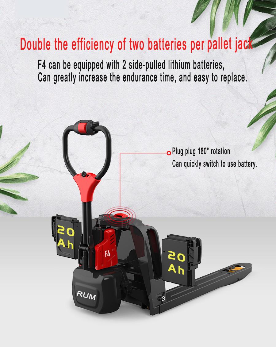 Battery Lithium Operated 1.5t Electric Pallet Jack