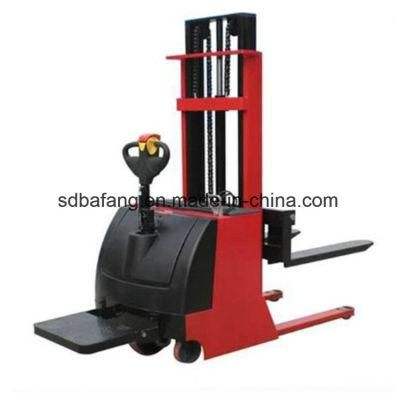 Battery Powered 4.5m Lifting Full Electric Pallet Stacker