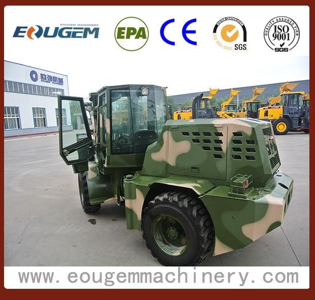 3.5ton Cpcy35 Rough Terrain Forklift with High Quality
