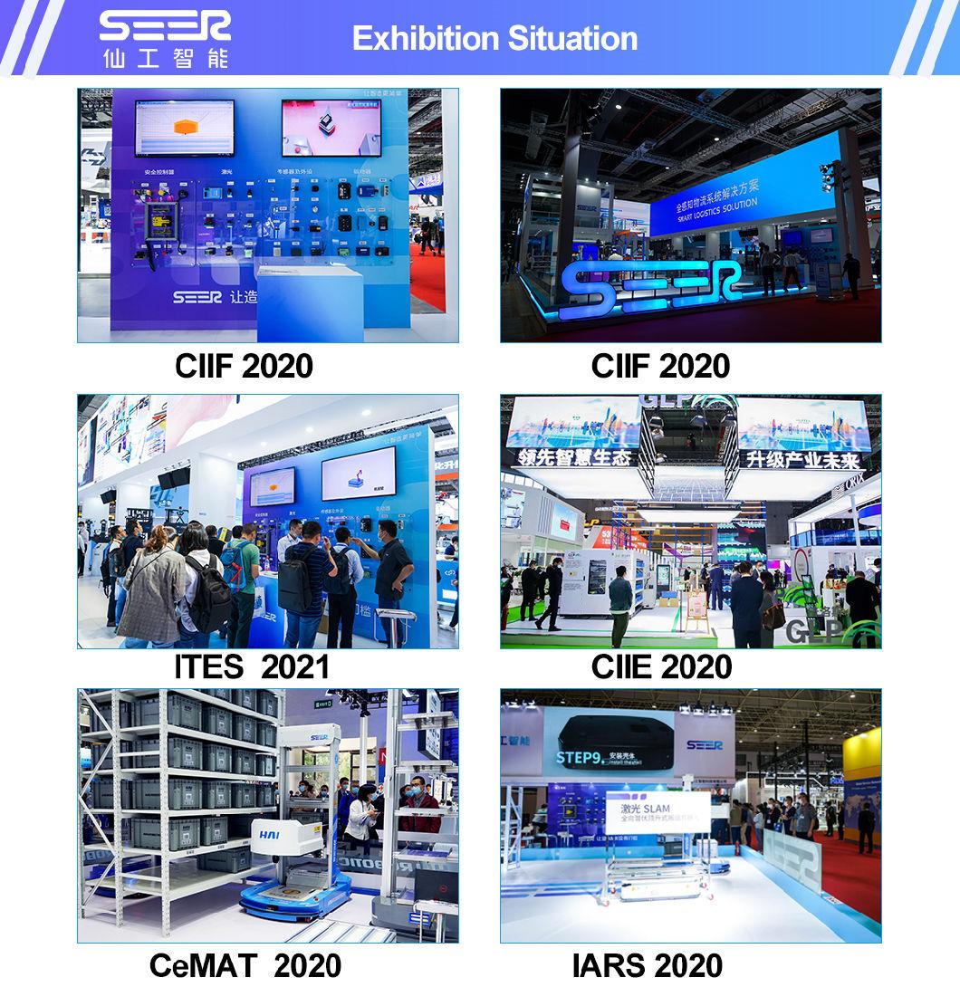 Hot Selling Carry Type Intelligent Laser Navigation Forklift Automated Guided Vehicles