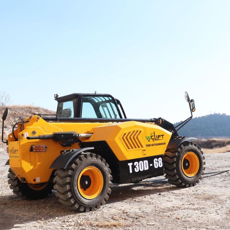 3 Ton Telehandler Forklift Telescopic Wheel Loader