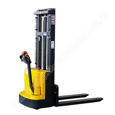 1ton 1.5ton 2.5m 3.5m 1.5m Fork Lifting Forklift Pallet Truck Small Battery Electric Forklift Semi Electric Forklift Stacker Forklift