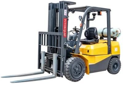 Material Handling 2 Ton LPG/Gas/Petrol Forklift Truck with Side Shift