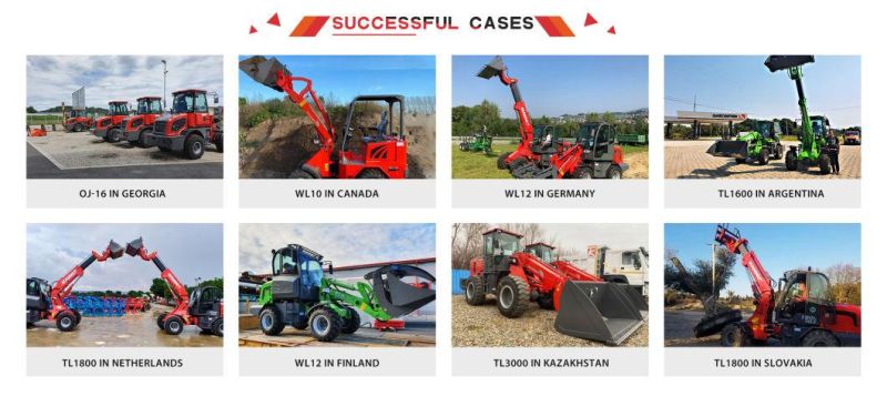 CE Approved Cheap Price 4 Wheel Balanced Weight Diesel Rough Terrain Forklift