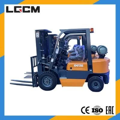 Lgcm 3.5 Ton Small Truck LPG Forklift with Clamp Attachments