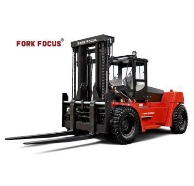 Container Forkfocus Forklift 32.0t with Chaochai Engine and Container Mast Working in Port