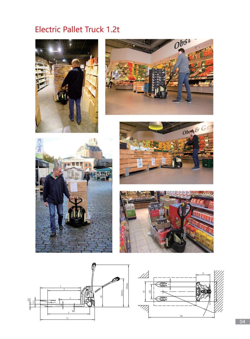 1.2t Lithium Battery Electric Pallet Truck Hand Pallet Truck