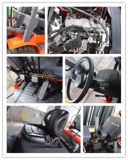 2ton 2.5ton 3ton 3.5ton 5ton Diesel Engine Forklift Truck with Paper Roll Clamp