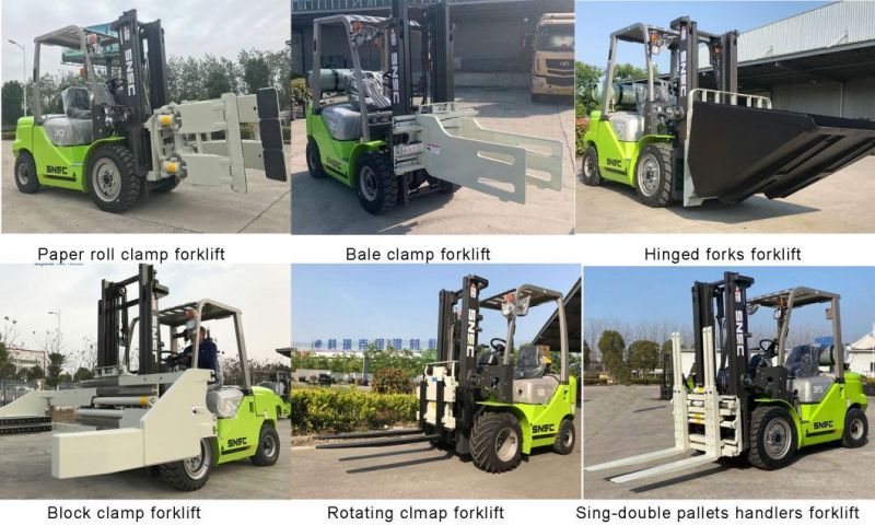 Japan Engine 3.5ton Diesel LPG Electric Container Forklift