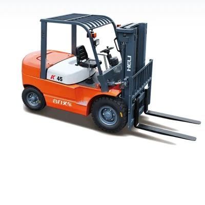 4t 4.5t 5t Counterbalanced Diesel Engine Heli Forklift Truck for Sale