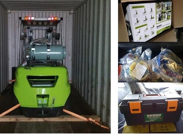 Montacargas Manual 3 Ton 3.5 Ton Diesel LPG Gas Gasoline Petrol Forklift with Paper Roll Clamps Accessories